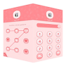 AppLock Theme Pink icon