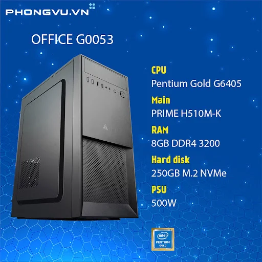 PC PV Home Office G0053 (Pentium G6405/8GB/250GB SSD/No OS)