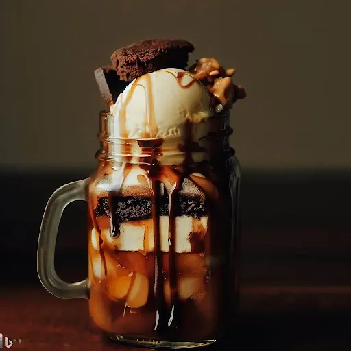 Caramel Brownie Sundae