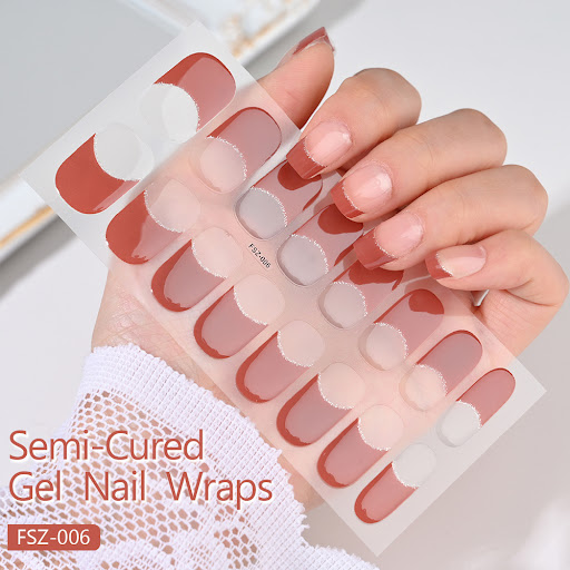Title 7, Fashion Semi-Curing Phototherapy Nail Stickers ...