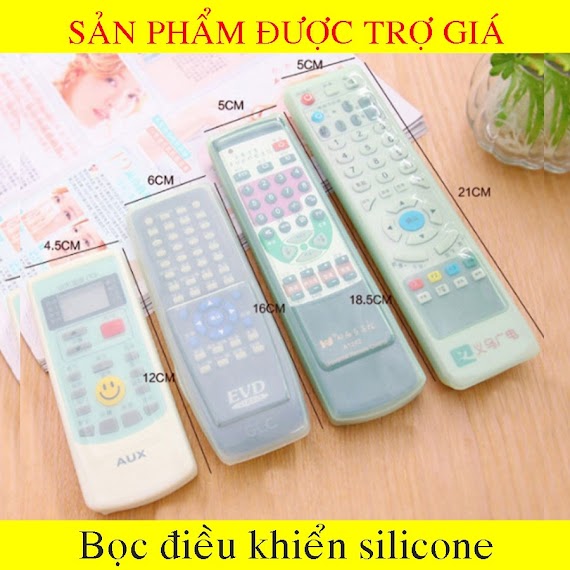 Bọc Remote, Vỏ Bọc Điều Khiển Silicone Phát Quang Trong Tối