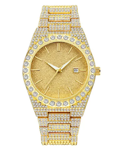 Reloj Cuarzo Calendario Diamantes p - 1