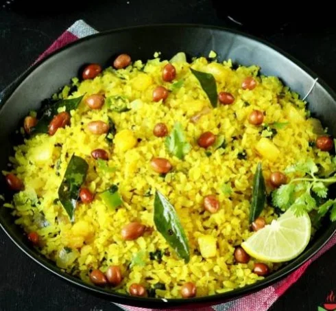 Indori Masala Poha.