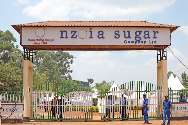 Nzoia Sugar Company entrance.