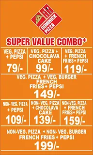 Dominick Pizza menu 1