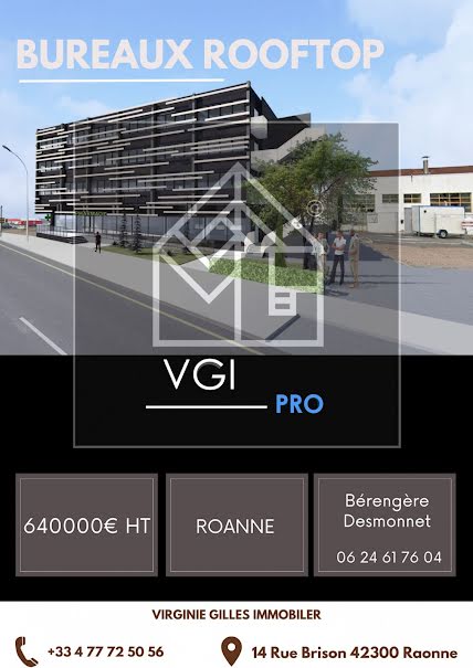 Vente locaux professionnels  287 m² à Roanne (42300), 640 000 €