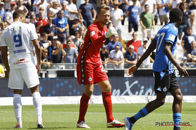 Simon Mignolet honnête : "Un gardien du Club de Bruges qui doit faire huit arrêts n'est pas un bon signe"