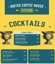 United Coffee House Rewind menu 3