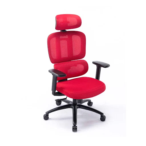 Ghế công thái học WARRIOR Ergonomic Chair - Hero series - WEC509 Black / Red