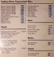 Banshira Dhaba menu 1