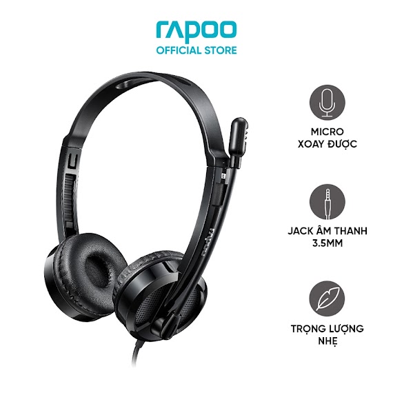 Tai Nghe Chụp Tai Có Dây Onear Rapoo H100 Wired Stereo