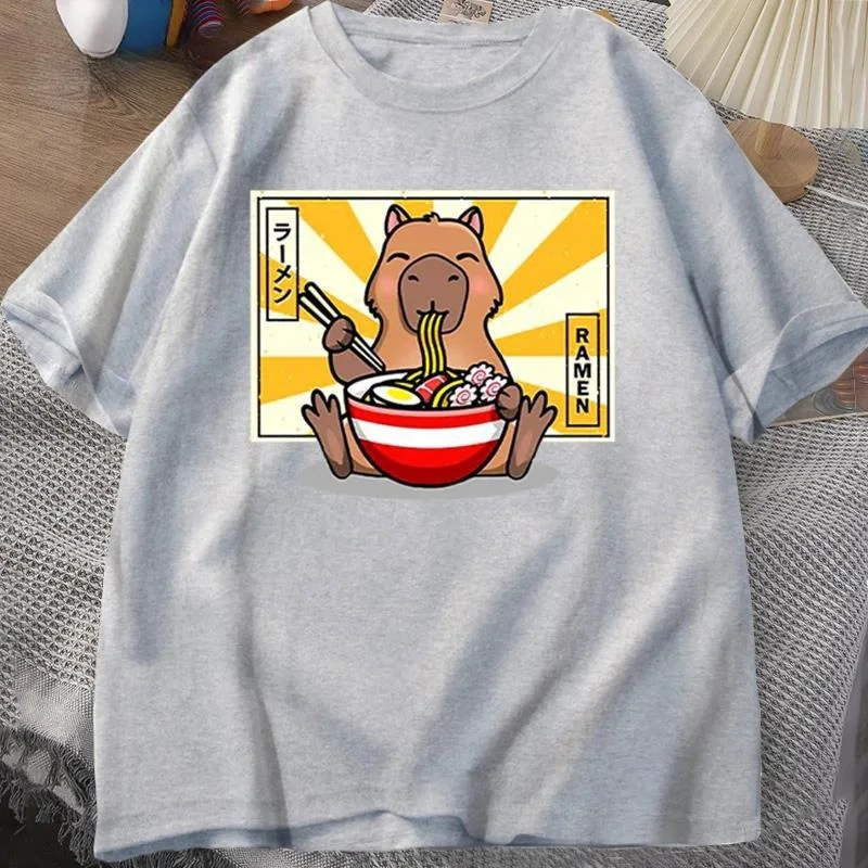 Kapibara Pamuklu Tişört Erkek Giyim Oversized Rahat ve şık oversize tişört. Günlük kullanım ve rahat stil için idealdir. Tarzınızı tamamlayacak konforlu bir seçenek.
