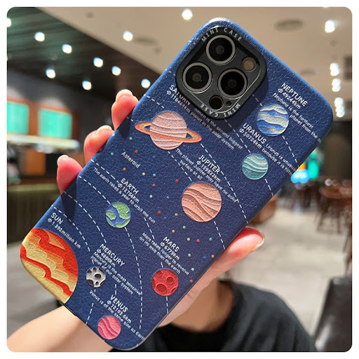 Title 2, Wind Planet Phone Case for Couple Women Stylish...