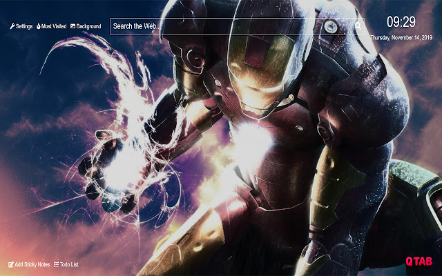 Iron Man Wallpaper for New Tab