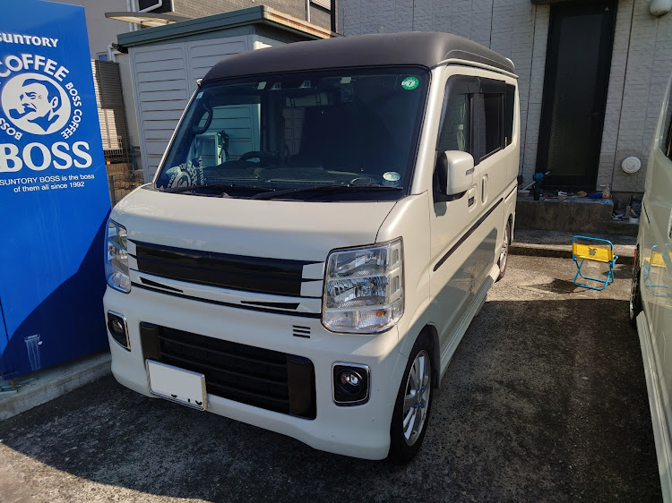 エブリイワゴンのいつもいいね＆コメントありがとうございます🥰・やっぱDIYでないと・三連休中日・ワチャワチャDay・夏日で日焼けに関するカスタム事例の投稿画像4枚目