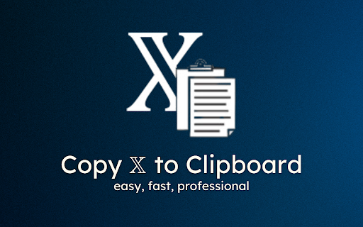 Copy 𝕏 to Clipboard