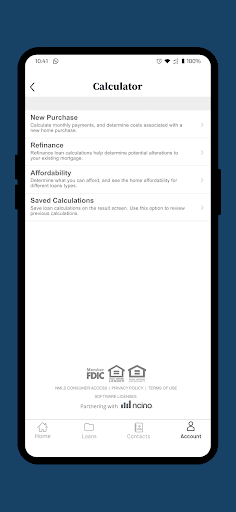 Screenshot ehome by Hallmark Mortgage