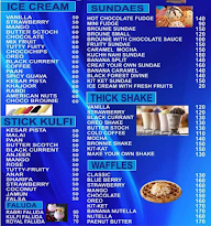 Mr Kulfis menu 1