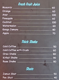Hari Om Juice Bar menu 3