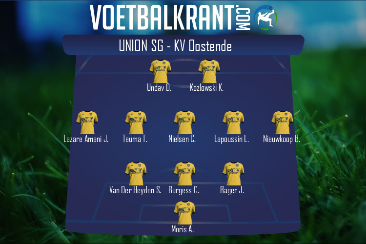 Opstelling Union SG | Union SG - KV Oostende (18/03/2022)