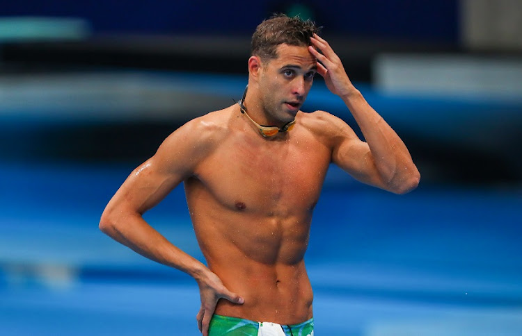 Chad le Clos of South Africa in the final of the mens 200m butterfly during the Swimming event on Day 5 of the Tokyo 2020 Olympic Games at the Tokyo Aquatics Centre on July 28, 2021 Tokyo, Japan.