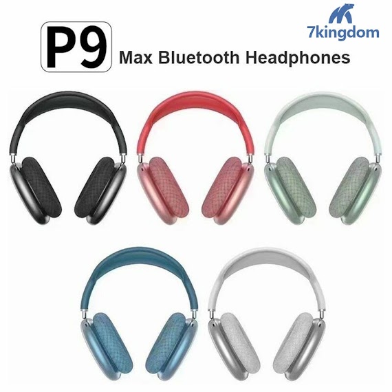 Tai Nghe Bluetooth Chụp Tai P9 Tai Nghe Chụp Tai Bluetooth Gaming Có Micro Đàm Thoại Giảm Tiếng Ồn Thông Minh - 7Kingdom