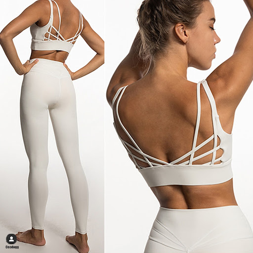Title 13, Autumn and Winter Nylon Nude Yoga Suit with Thi...