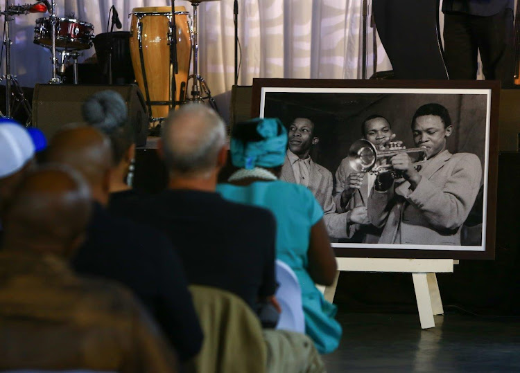 Bra Hugh Masekela, the father of South African jazz, was celebrated on Friday at San Kopano Community Centre in Alexandra.