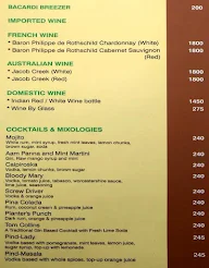 Pind Balluchi menu 3