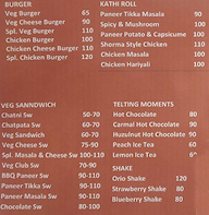 Maharashtra Baker's menu 3