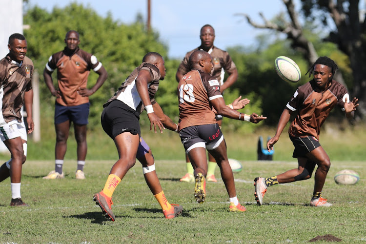 Border Bulldogs take part in a practice session at Police Park ahead of the game against the EP Elephants.