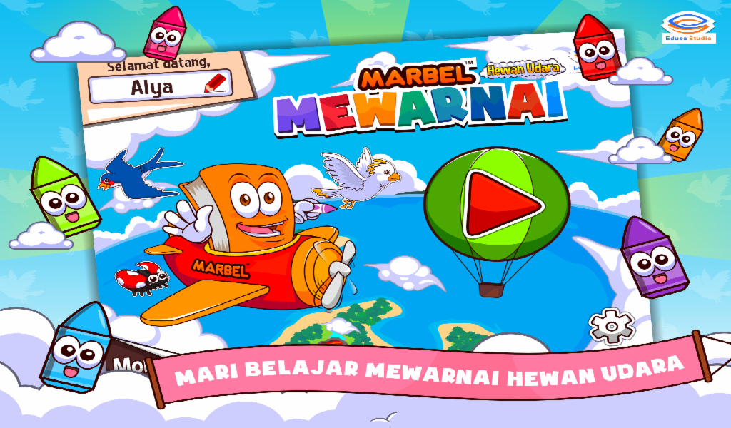 Marbel Mewarnai Hewan Udara Android Apps Google Play Screenshot Gambar