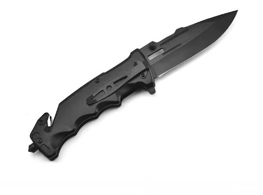 Title 2, Stainless Steel Outdoor Folding Knife, durable ...