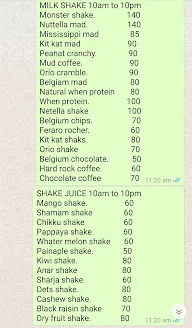 Lokl Street Foods Shake Juice menu 4