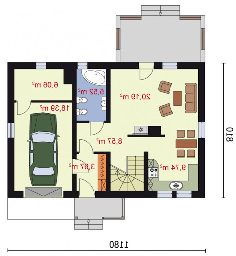 Trypolis - Rzut parteru