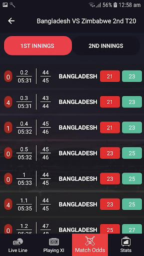Cricstar - Cricket Live Line- Live Cricket Score