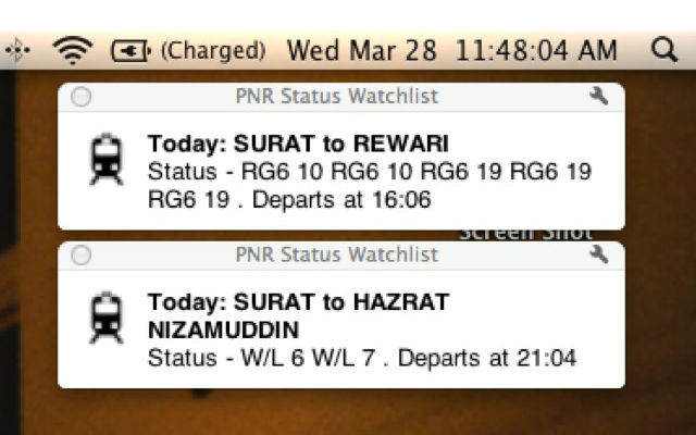 PNR Status Watchlist Preview image 4