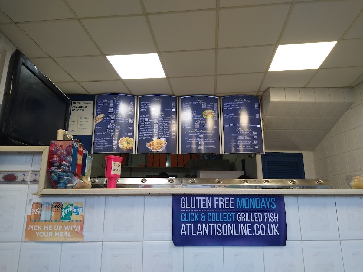 Gluten-Free at Atlantis Fish Bar