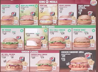 Burger King menu 1