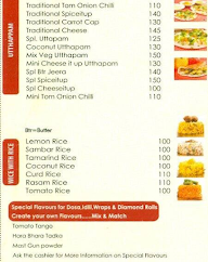 Southern Flavours menu 3