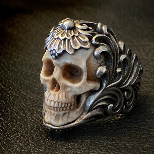 Title 5, Stainless Steel Hollow Vintage Ring for endurin...