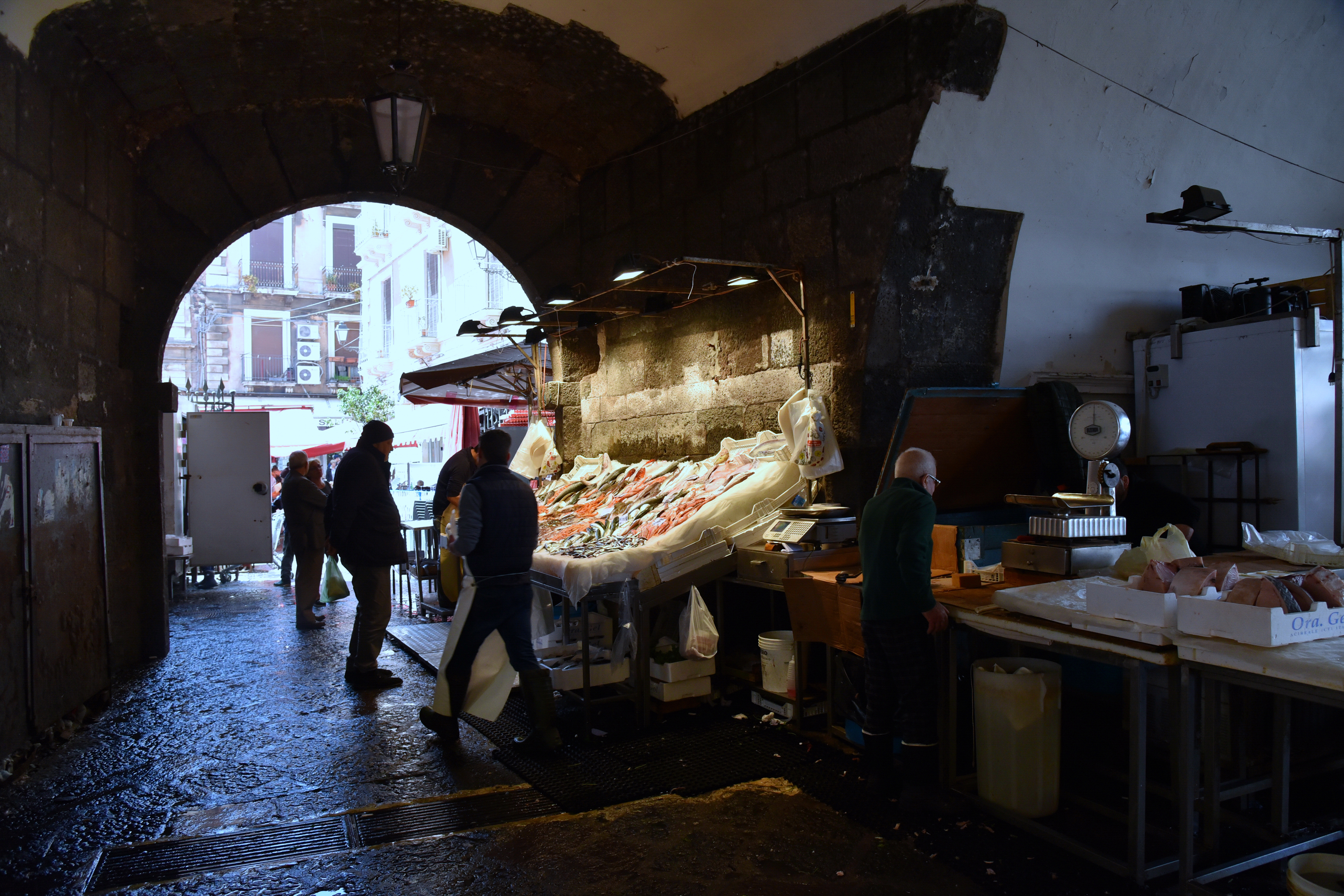 mercato del pesce di Isidoro. 