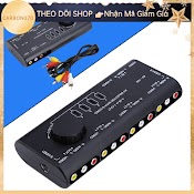 Bộ Chuyển Đổi Tín Hiệu Av Rca 4 Trong 1 070 Cho Set - Top Dvd Vcd Tv