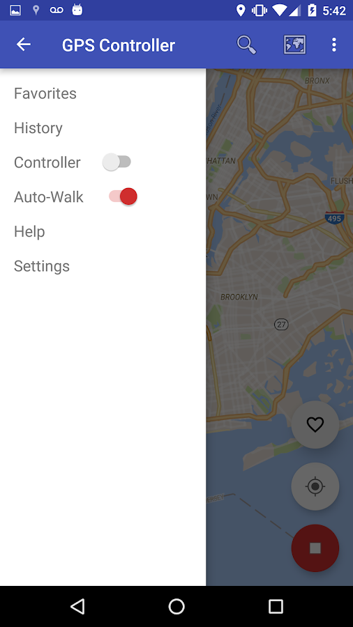    Fake GPS Controller / Spoofer- screenshot  