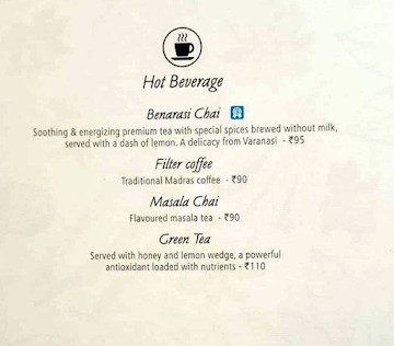 Haven Sampoorna Restaurant menu 