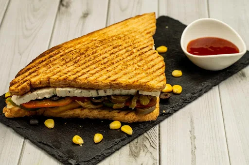 Indi-Mex Paneer Grilled Sandwich