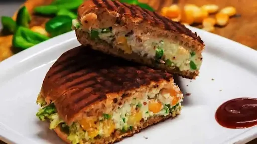 Cheese And Corn Panini