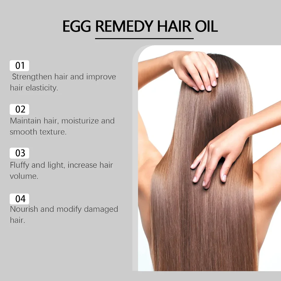 Creme de Styling Reparação com Ovo Nutritiva Cabelos Danificados Transformados Estilo Perfeito Nutrição e Reparo Fórmula Avançada para um Cabelo Incrível