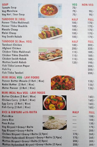 Lavi Foods menu 1
