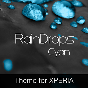 RainDrops Premium Cyan Theme